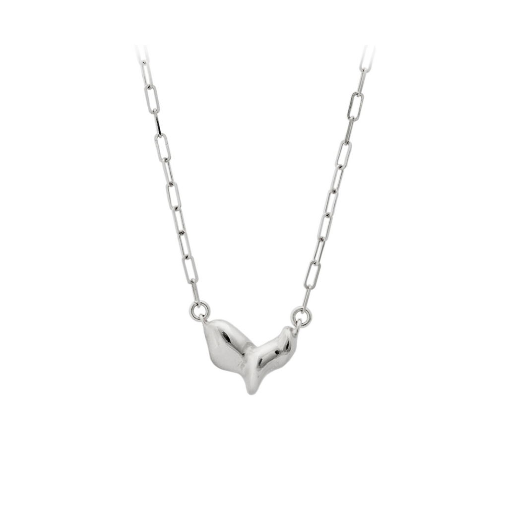 Melt Necklace in 100 % recycled sterling silver from Nordic Urban Mining.